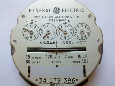 how to read electrical meter